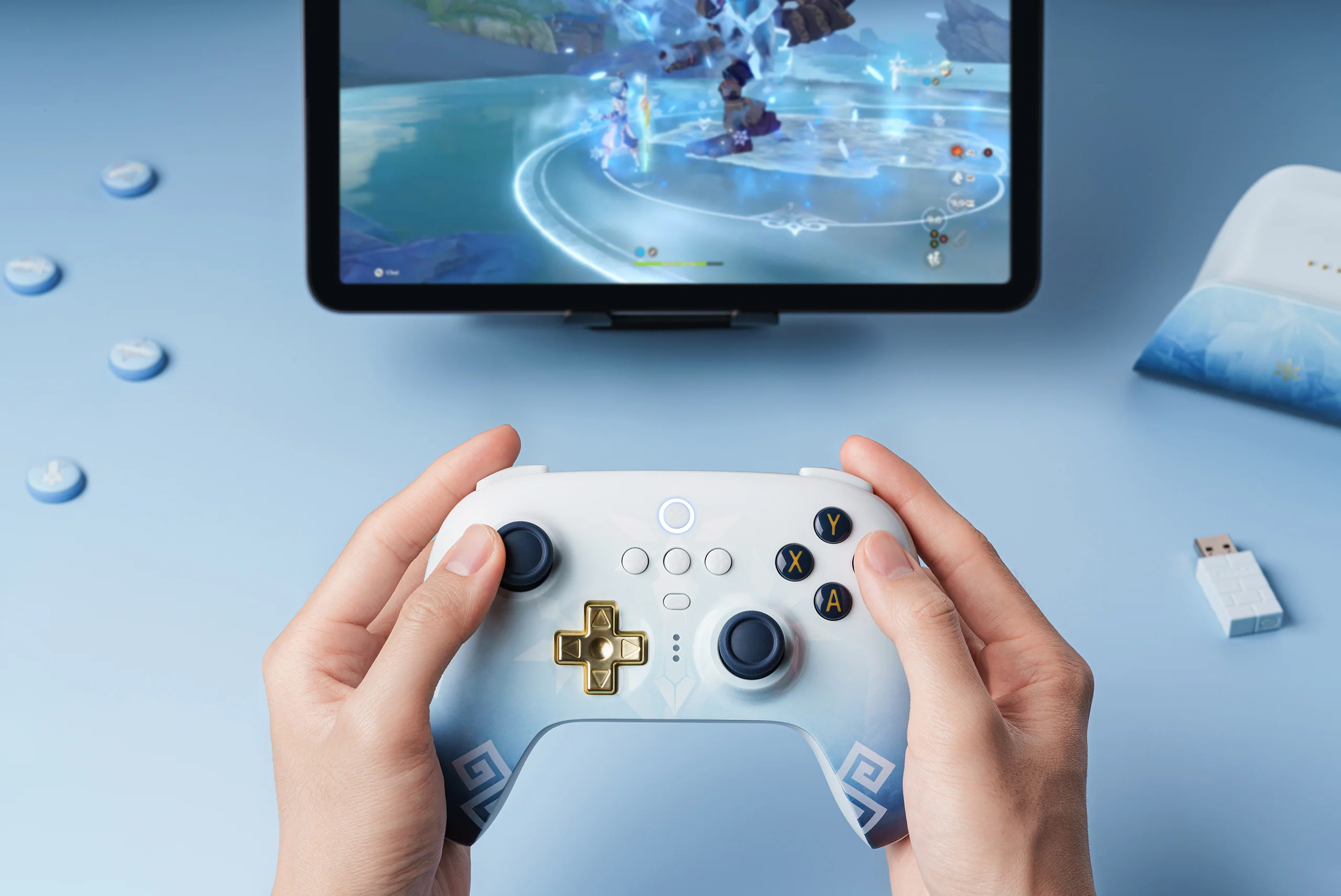 8Bitdo Genshin Impact Ultimate 2.4G Wireless Controller - Chongyun - Image 4