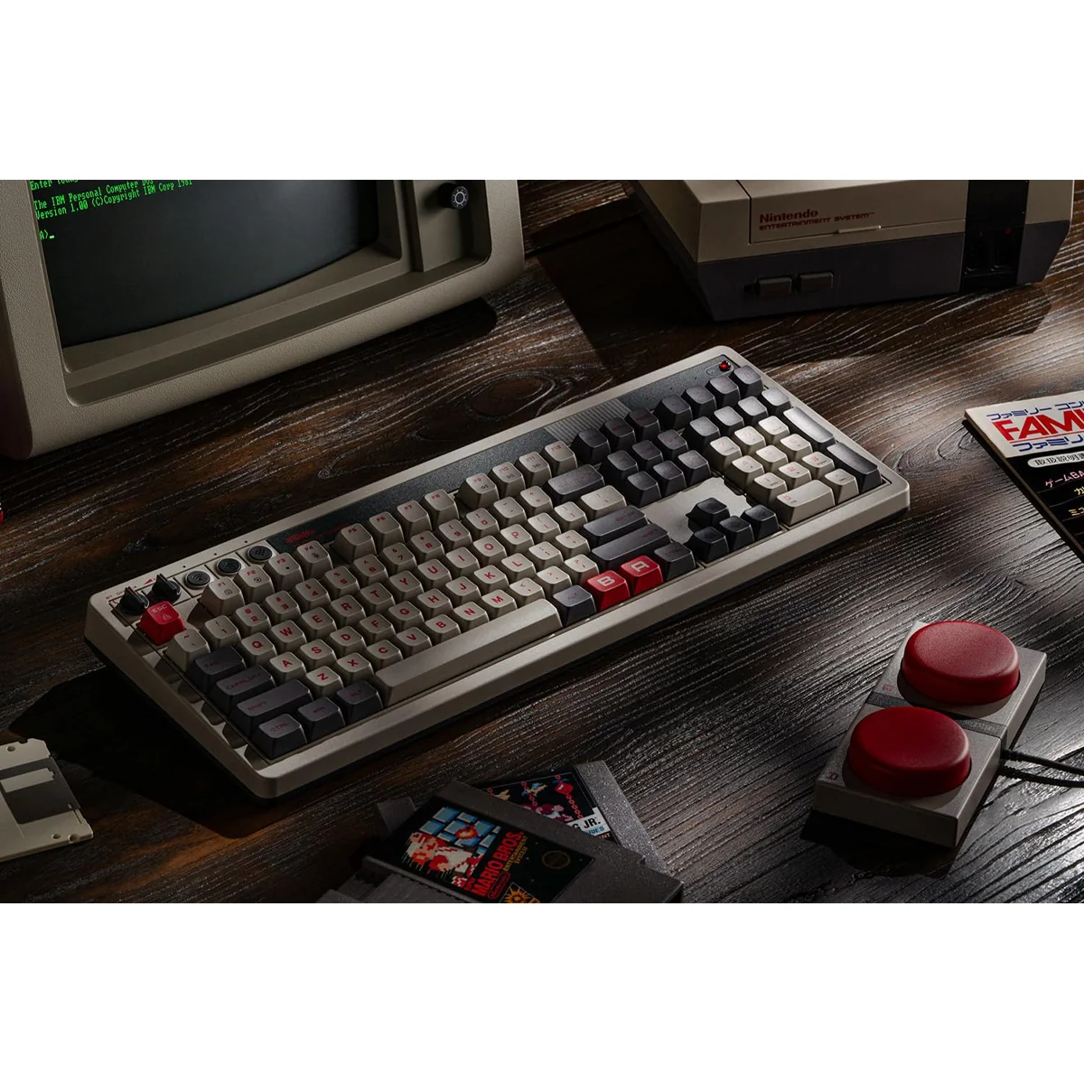 8Bitdo Retro 108 Mechanical Keyboard (Fami Edition, N Edition) (85HC) - Image 16