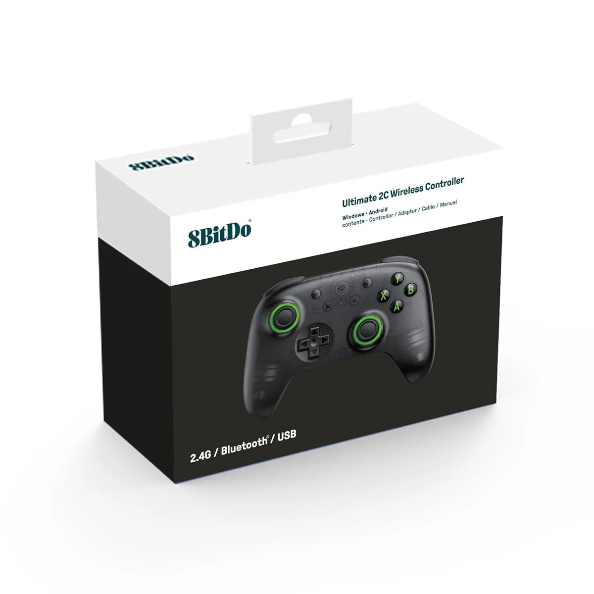 8Bitdo Ultimate 2C Wireless Controller for Windows/Android (Transparent Black) (81HD) - Image 8