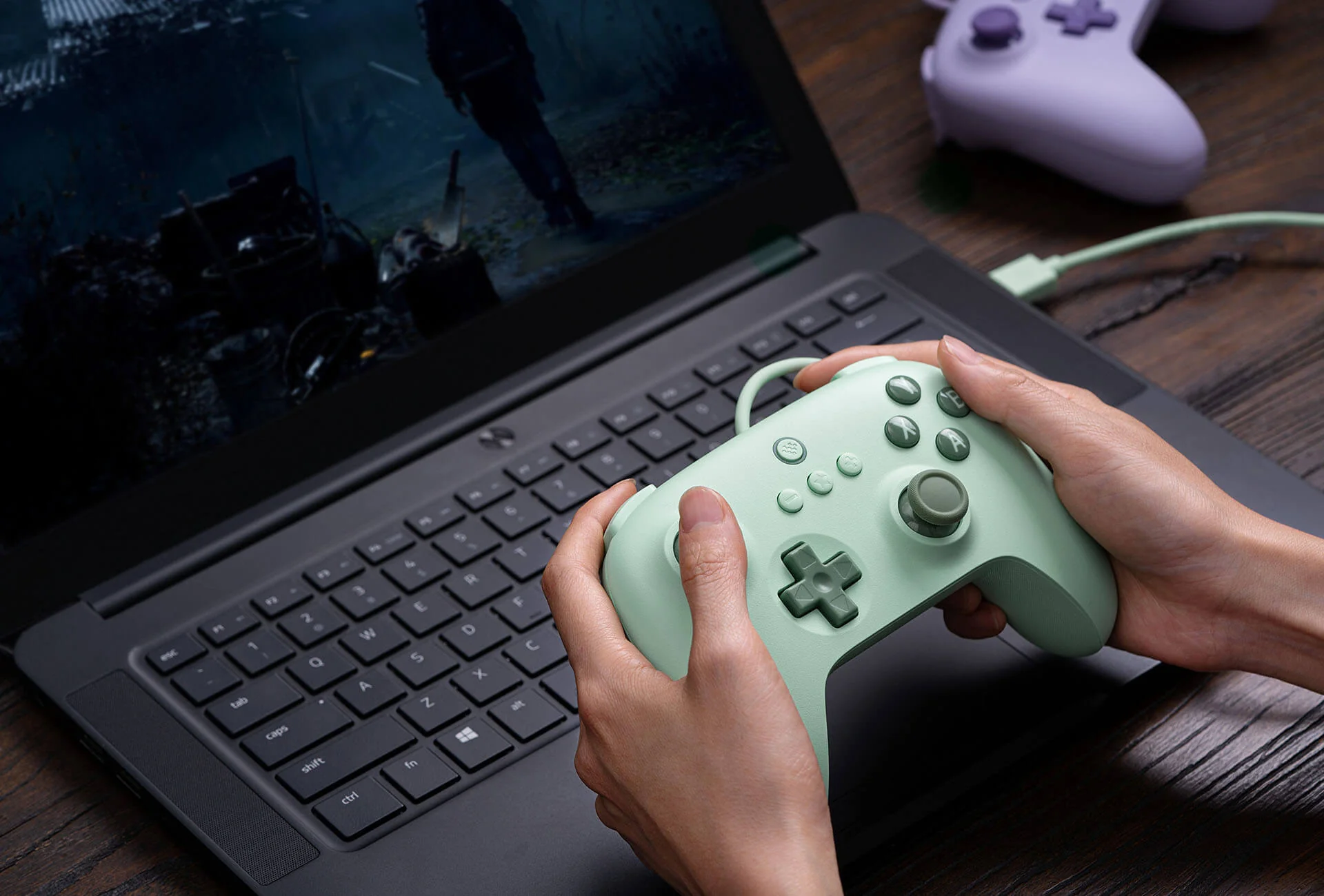 8BITDO Ultimate C Wired Controller (Green Edition) (Windows/Android/Raspberry Pi) (82CB) - Image 11
