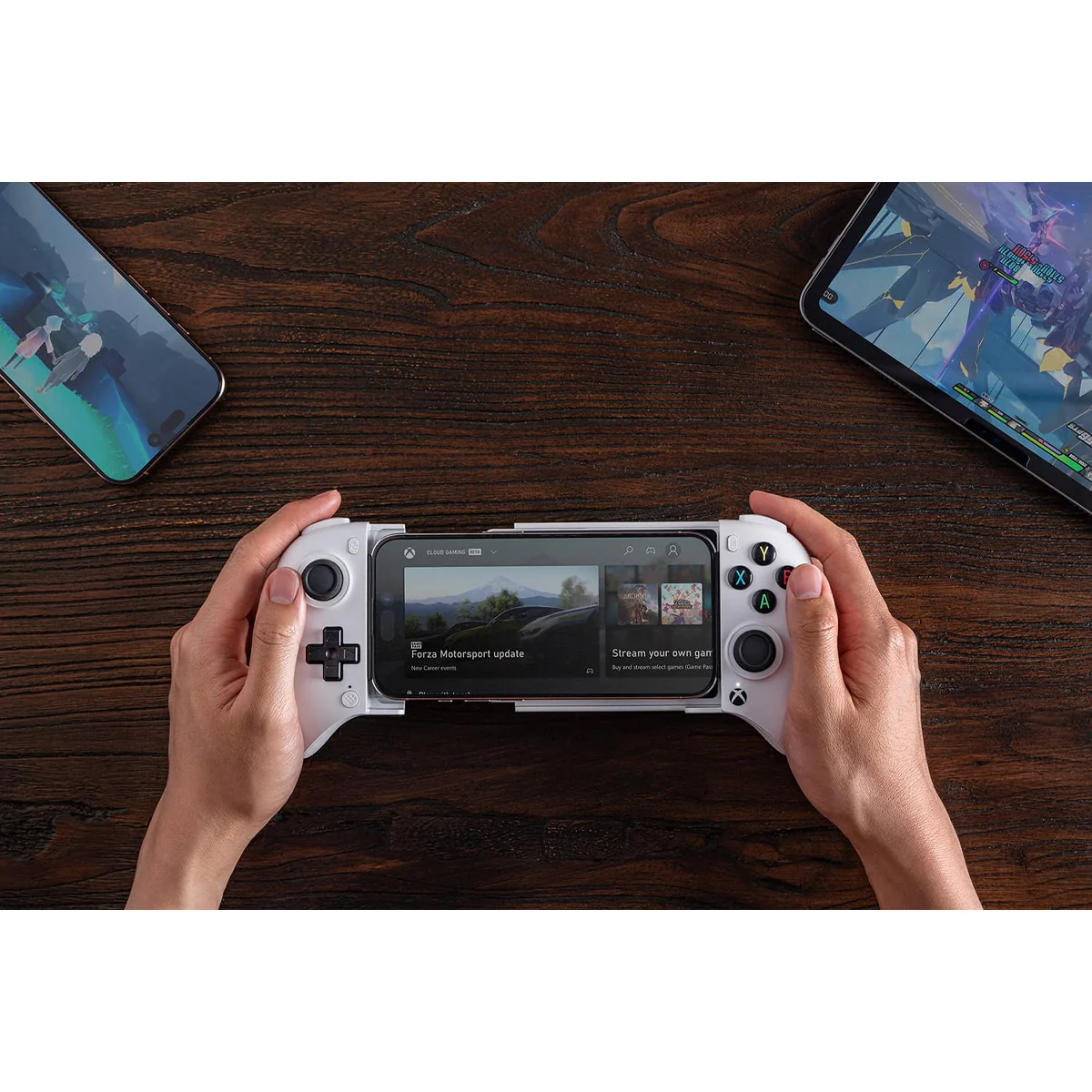 8Bitdo Ultimate Mobile Gaming Controller with Hall Effect for Xbox (Black, White) (80LA) - Image 11