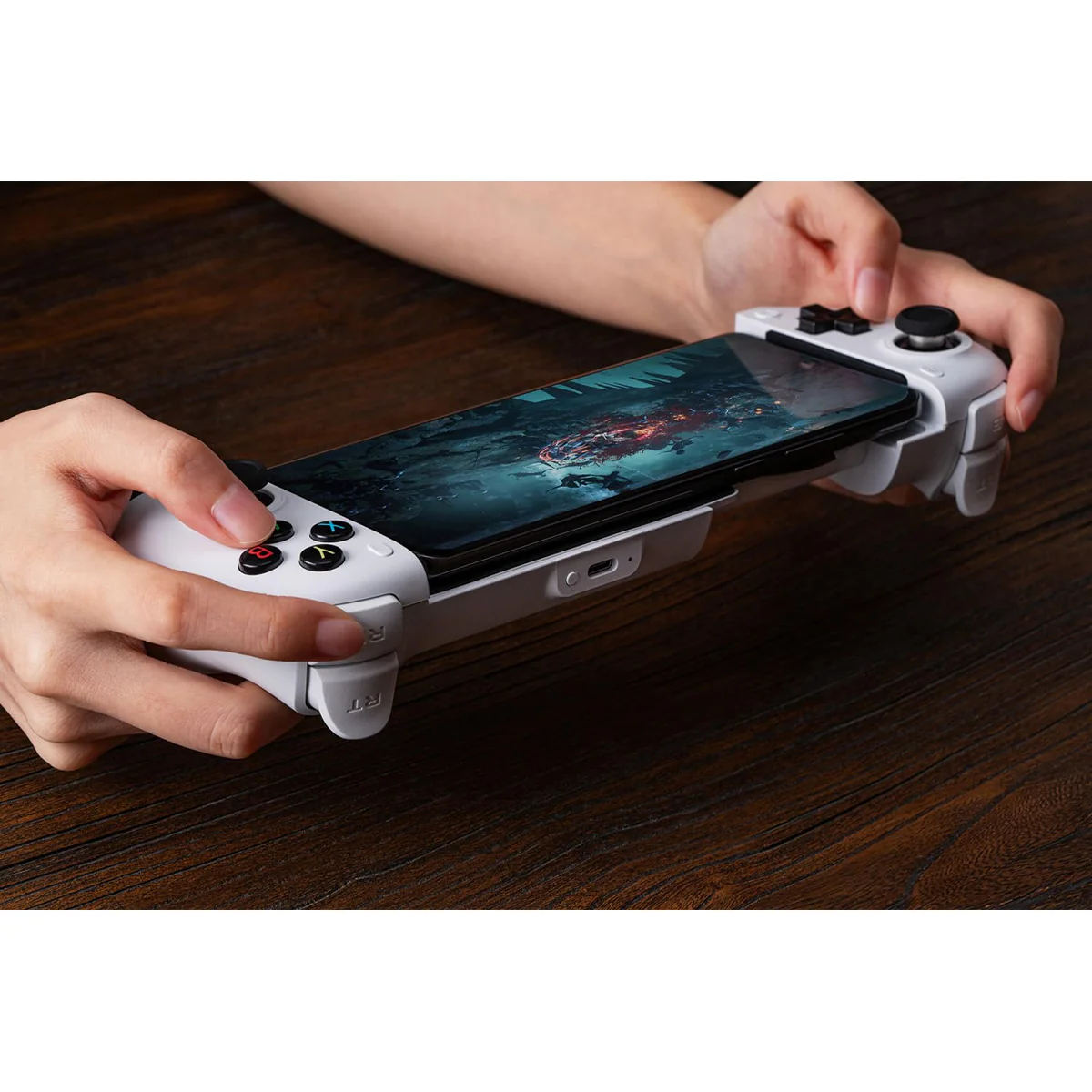 8Bitdo Ultimate Mobile Gaming Controller with Hall Effect for Xbox (Black, White) (80LA) - Image 12