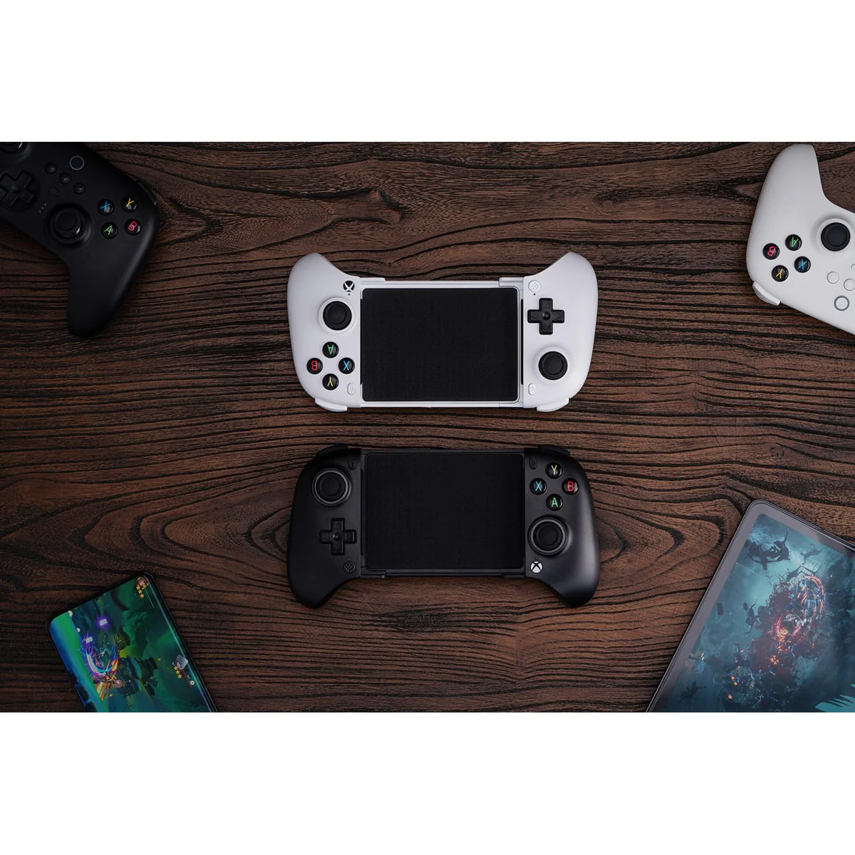 8Bitdo Ultimate Mobile Gaming Controller with Hall Effect for Xbox (Black, White) (80LA) - Image 13
