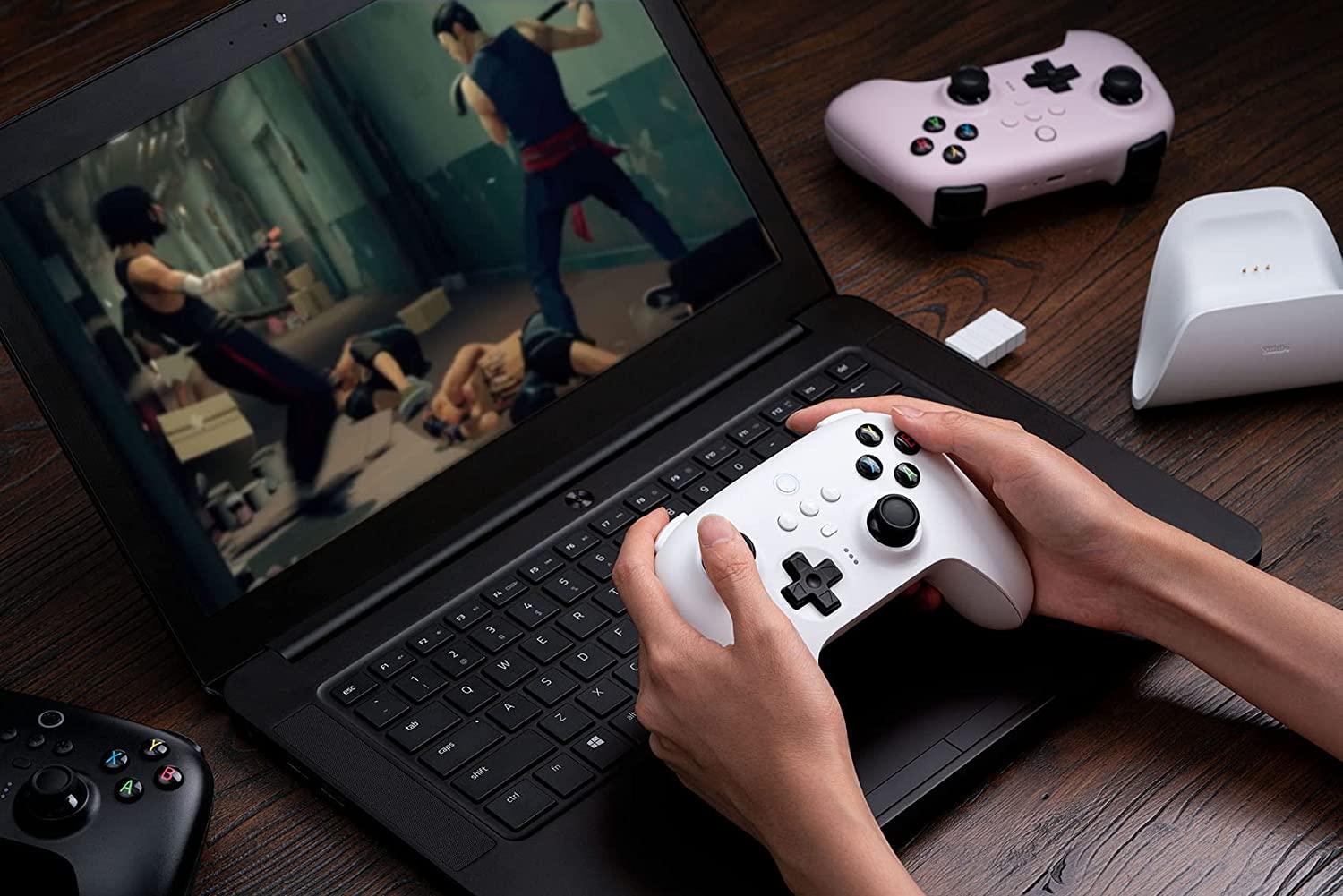 8BITDO Ultimate Wireless 2.4G Controller (Windows/Android/Raspberry Pi) (White Edition) (81HA01) - Image 9