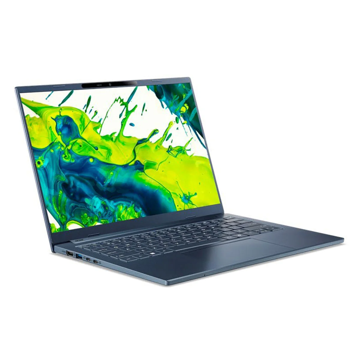 Acer Aspire 14 AI A14-11M-X3BP Laptop (Steam Blue) | 14" WUXGA (1920x1200) IPS | Snapdragon X1-26-100 | 16GB RAM | 512GB SSD | Qualcomm Adreno GPU | Windows 11 Home | MS Office Home 2024 - Image 3