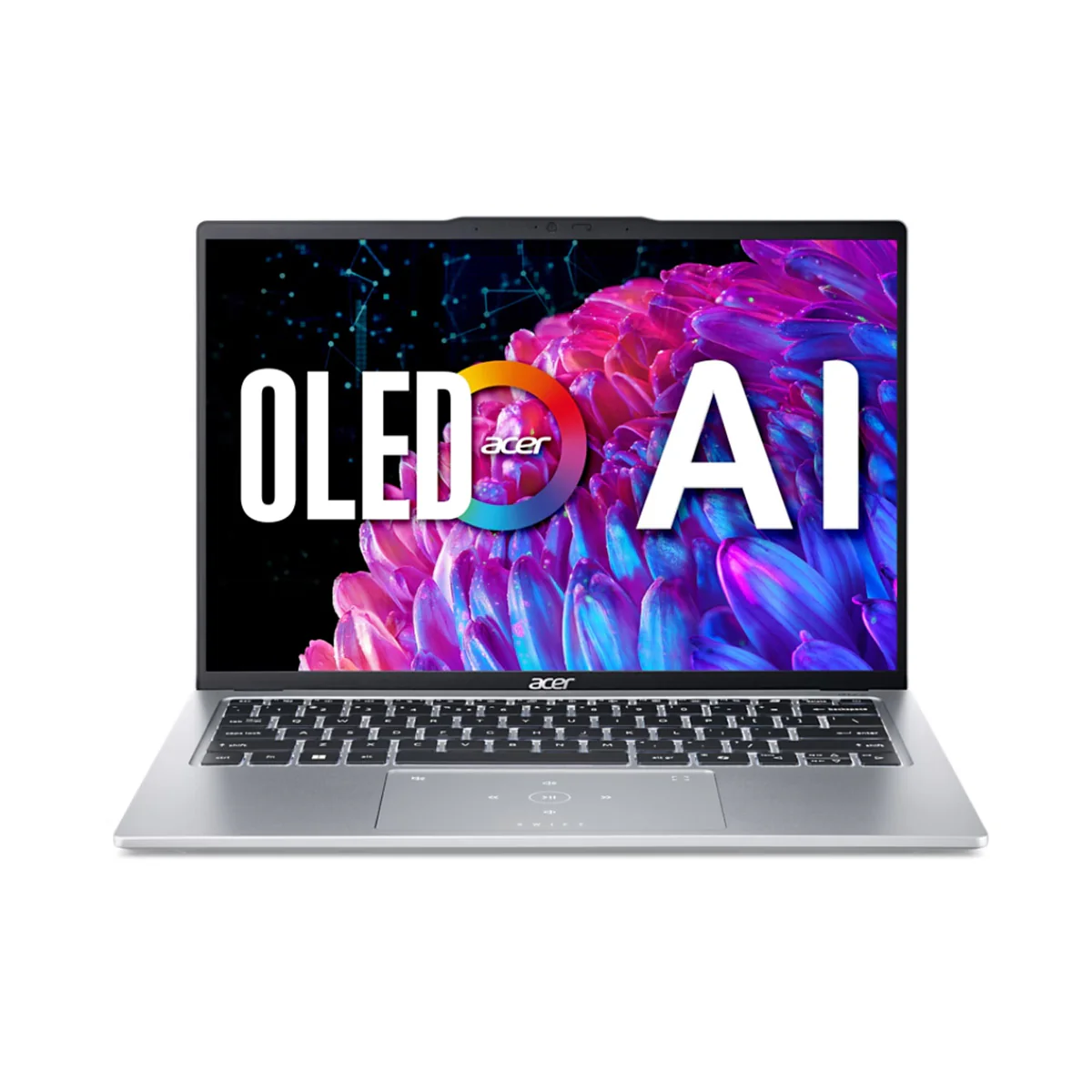 Acer Swift Go 14 SFG14-73-529P Laptop (Pure Silver) | 14" OLED WQXGA+ (2880x1800) | Ultra 5 125H | 16GB RAM | 512GB SSD | Intel Arc Graphics | Windows 11 Home | MS Office Home & Student 2021 | Acer Entry Run Rate Backpack E-1620-P - Image 2