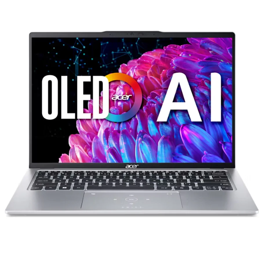Acer Swift Go 14 SFG14-73-73VB Laptop (Pure Silver) | 14" FHD (1920x1080) OLED | Ultra 7 155H | 16GB RAM | 512GB SSD | Intel Arc Graphics | Windows 11 Home + MS Office Home & Student 2021 + Acer Entry Run Rate Backpack E-1620-P - Image 2