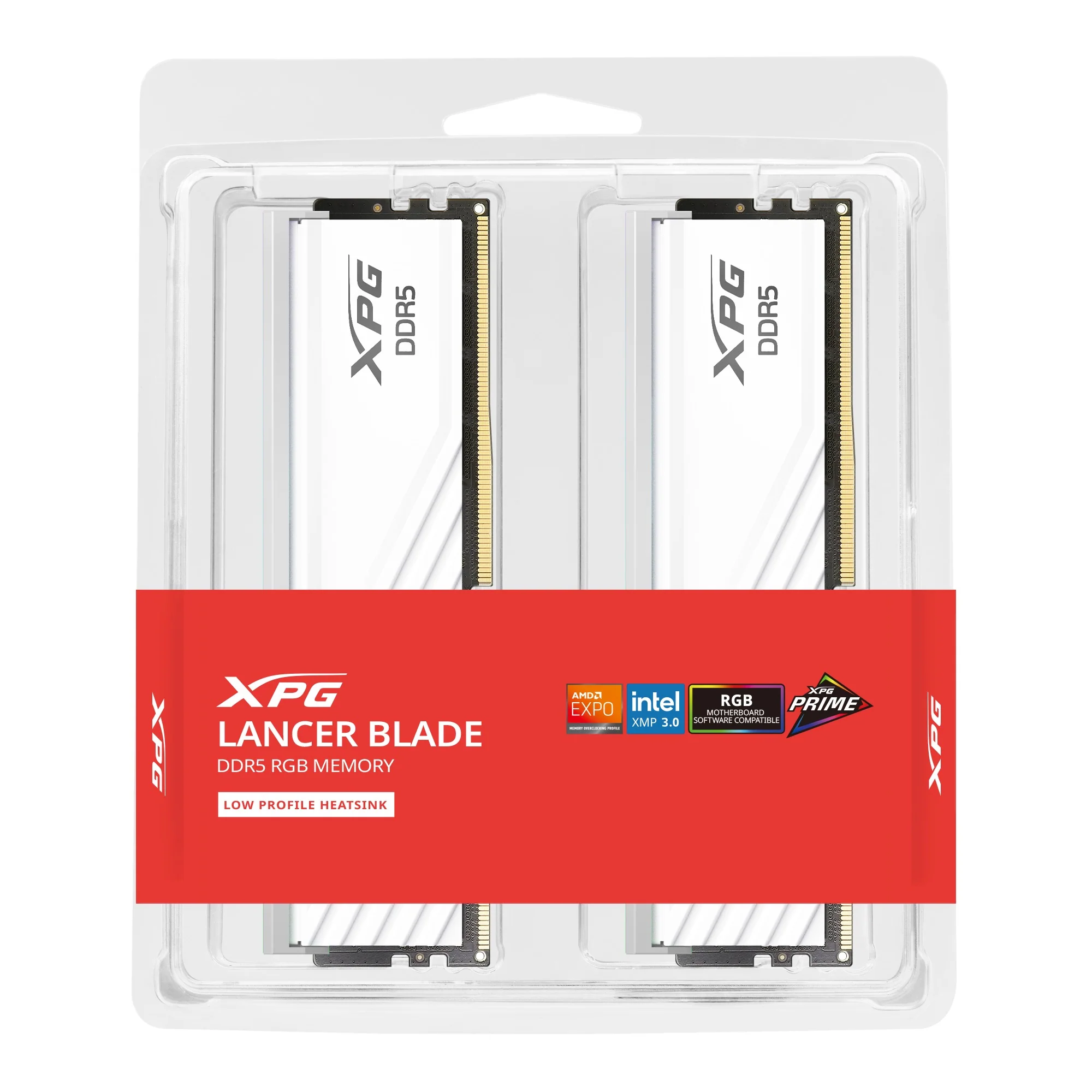 Adata XPG Lancer Blade 32GB (2x16GB) RGB DDR5 6000MT/s CL36-38-38 1.35V Desktop Memory with Heatsink (Black, White) - Image 12
