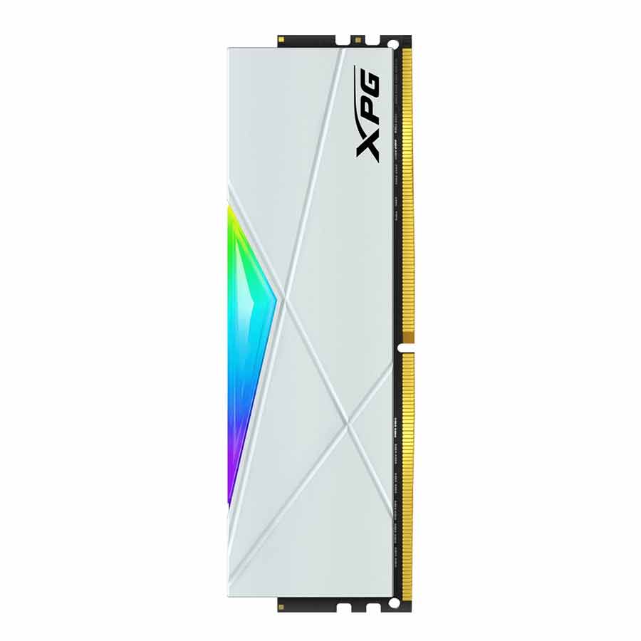 Adata XPG Spectrix D50 16GB (1x16GB) DDR4 RGB 3600MHz PC4-28800 CL18-22-22 1.35V Desktop Memory (White) (AX4U360016G18I-SW50) - Image 2