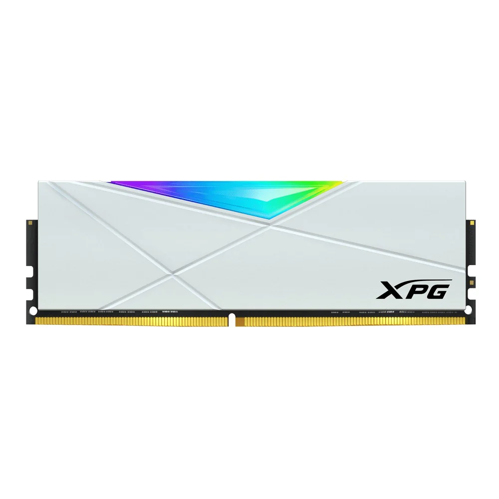 ADATA XPG Spectrix D50 32GB (2X16GB) DDR4 RGB 3600MHZ PC4-28800 CL18-22-22 1.35V Desktop Memory (White) (AX4U360016G18I-DW50) - Image 2
