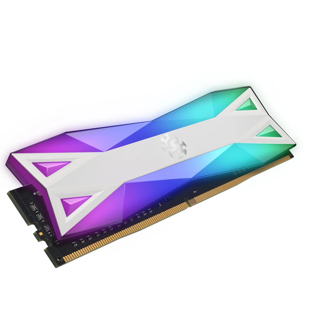ADATA XPG Spectrix D60G 32GB (2X16GB) DDR4 RGB 3200MHZ PC4-25600 CL16-20-20 1.35V Desktop Memory (Tungsten Grey) (AX4U320016G16A-DT60) - Image 4