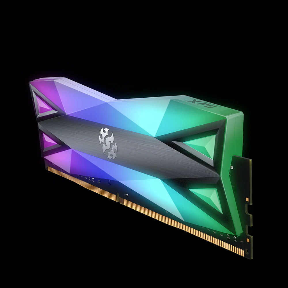 ADATA XPG Spectrix D60G 32GB (2X16GB) DDR4 RGB 3200MHZ PC4-25600 CL16-20-20 1.35V Desktop Memory (Tungsten Grey) (AX4U320016G16A-DT60) - Image 5