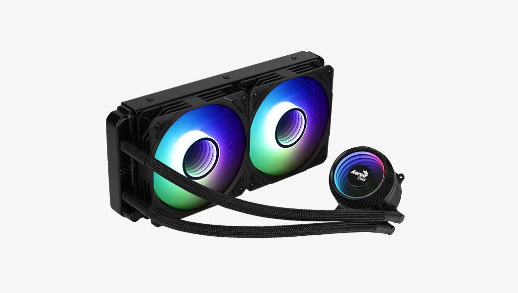 Aerocool Mirage L240 240MM ARGB Liquid Cpu Cooler (Black) - Image 2