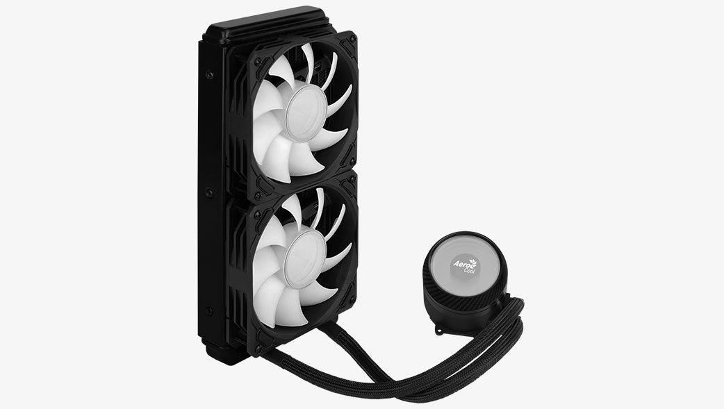 Aerocool Mirage L240 240MM ARGB Liquid Cpu Cooler (Black) - Image 7
