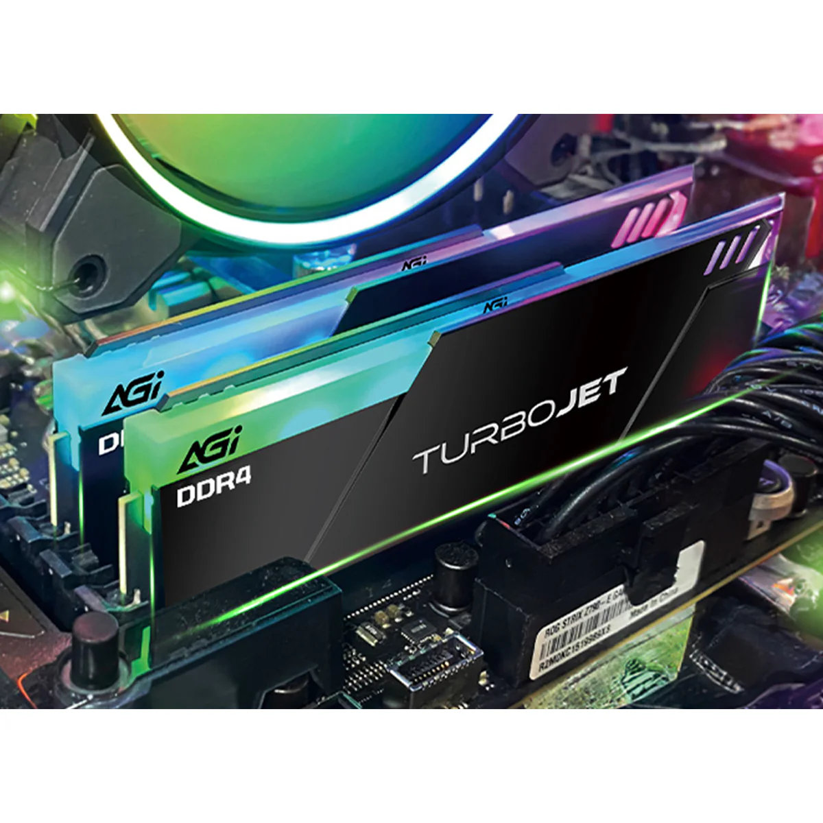 AGI TurboJet UD848 RGB 32GB (16GBx2) DDR4 3600MHz CL18 1.35V Gaming Memory Module (AGI3EPC16UD848-DC) - Image 3