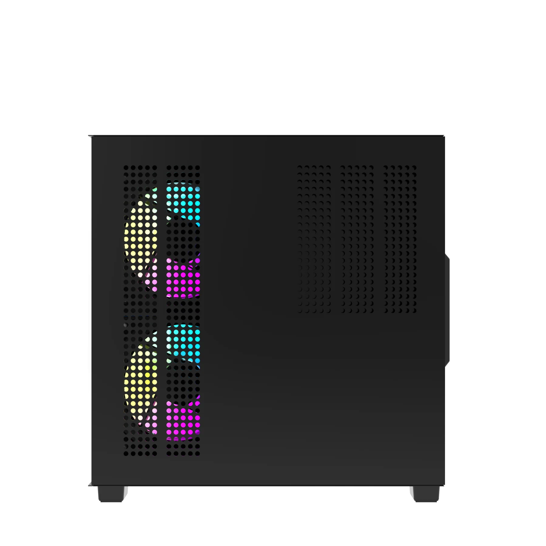 Aigo Apollo A275 Panoramic Glass M-ATX PC Case (Black, White) - Image 8