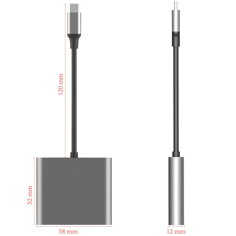 Airsky USB-C To HDTV Multiport Adapter (HC-04A) - Image 4