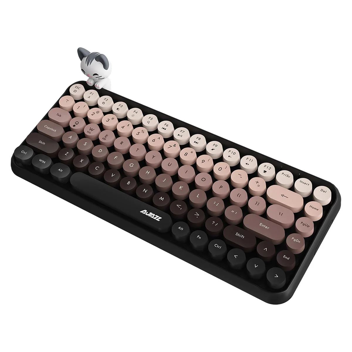 Ajazz 308I 84-Keys Bluetooth Wireless Membrane Keyboard (Bean Paste) - Image 4