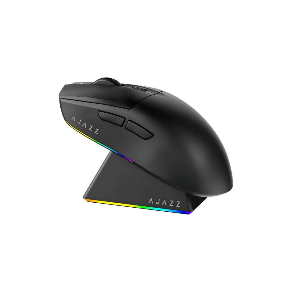 Ajazz AJ139 V2 MC Tri-Mode Gaming Mouse (Black, White) - Image 7