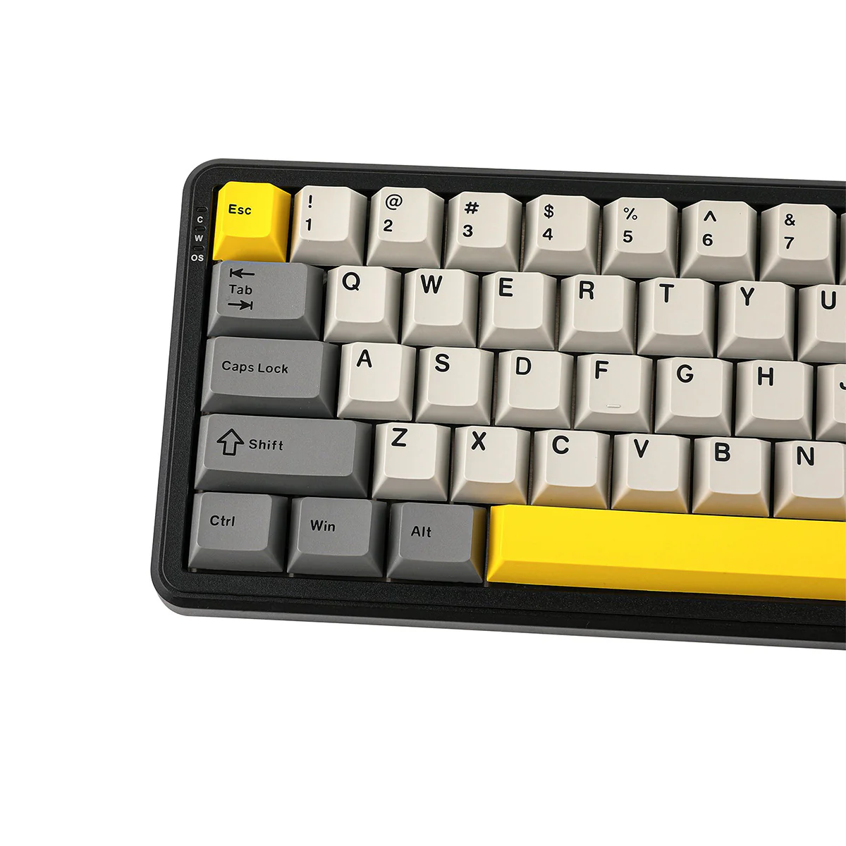 Ajazz AK680 Max RGB Tri-Mode 68-Keys Aluminum Positioning Plate Gasket-Mounted South Facing (1K Wireless + 8K Wired) Polling Rate Hot Swappable Mechanical Keyboard (Black/Grey/Yellow) (Magnetic Grain Switch) - Image 10