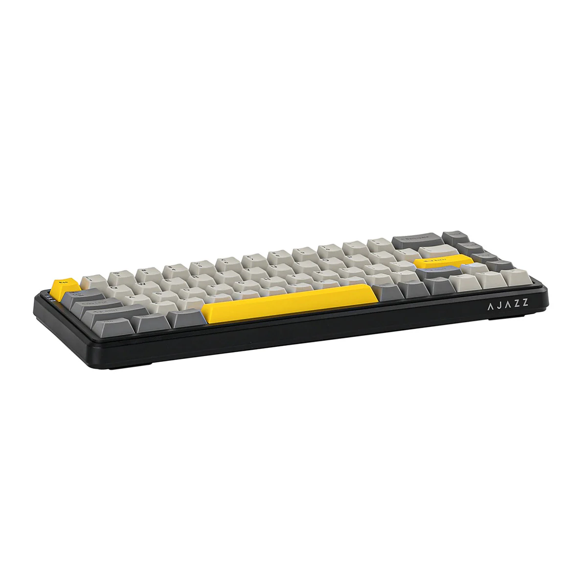 Ajazz AK680 Max RGB Tri-Mode 68-Keys Aluminum Positioning Plate Gasket-Mounted South Facing (1K Wireless + 8K Wired) Polling Rate Hot Swappable Mechanical Keyboard (Black/Grey/Yellow) (Magnetic Grain Switch) - Image 5