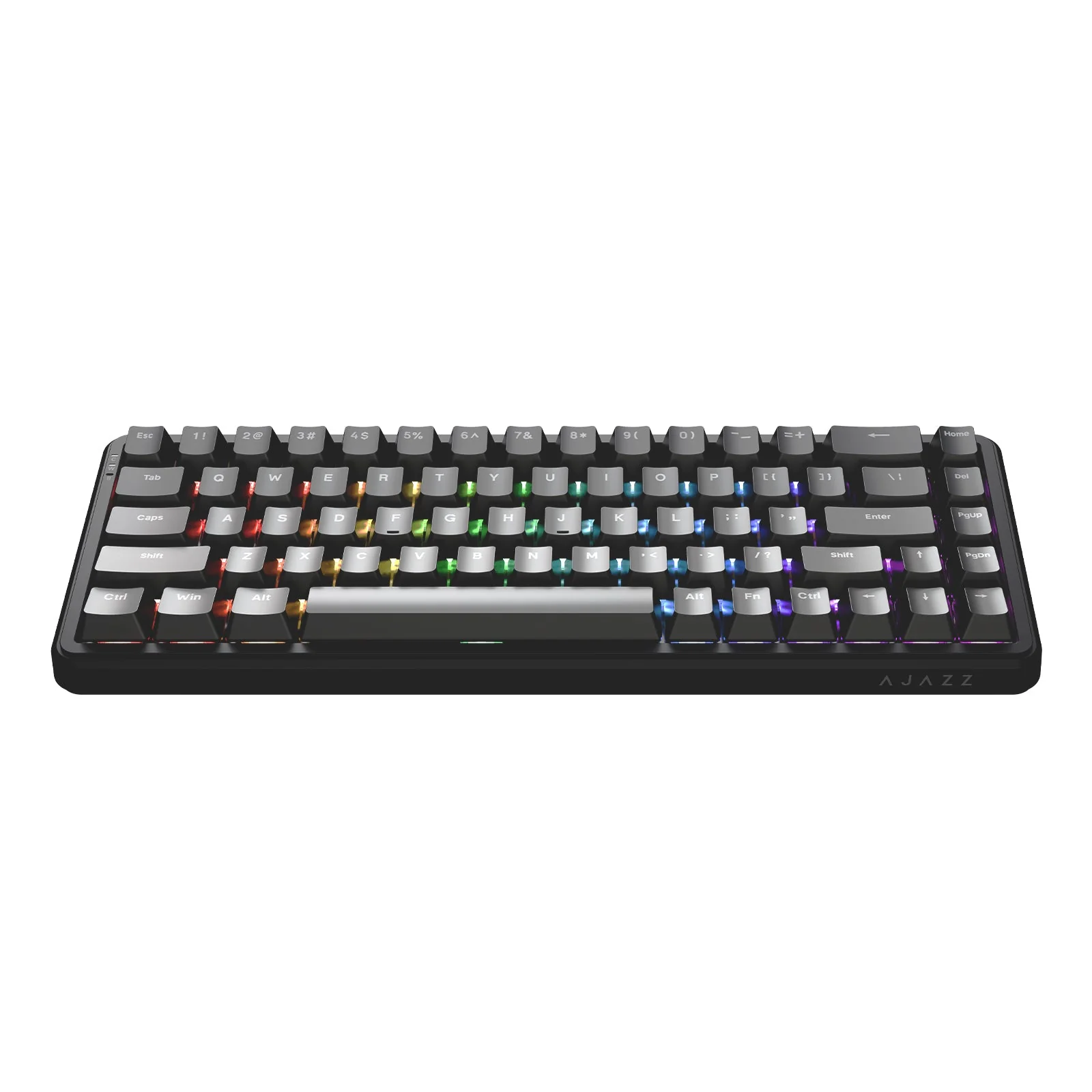 Ajazz AK680 Max RGB Tri-Mode 68-Keys Aluminum Positioning Plate Gasket-Mounted South Facing (1K Wireless + 8K Wired) Polling Rate Hot Swappable Mechanical Keyboard (Black) (Magnetic Grain Hifi Switch) - Image 3