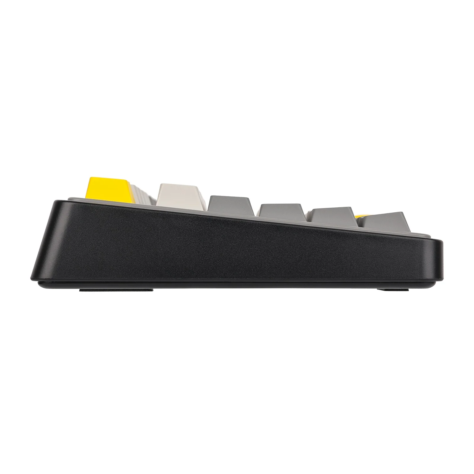 Ajazz AK980 RGB Tri-Mode 98% 97-Keys Gasket-Mounted Hot-Swappable Mechanical Keyboard with 1.14" TFT Display Screen & Knob (Black/Grey/Yellow) (Maillard Switch, Gift Switch V2) - Image 9