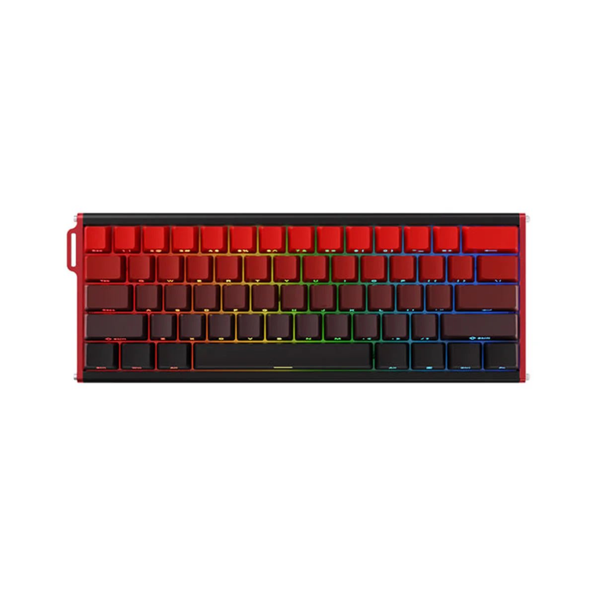 Ajazz ALUX60 RGB Wired 61-Keys Aluminum CNC Case Hot-Swappable Mechanical Keyboard (Gradient Side Engraving Lucky Strike) (Ketai Newcomer Magnetic Switch) - Image 2