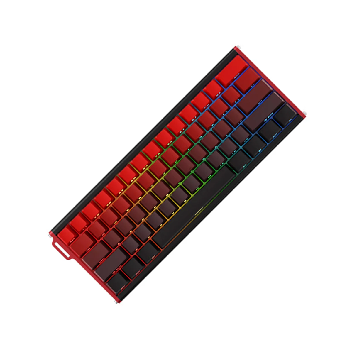 Ajazz ALUX60 RGB Wired 61-Keys Aluminum CNC Case Hot-Swappable Mechanical Keyboard (Gradient Side Engraving Lucky Strike) (Ketai Newcomer Magnetic Switch) - Image 5