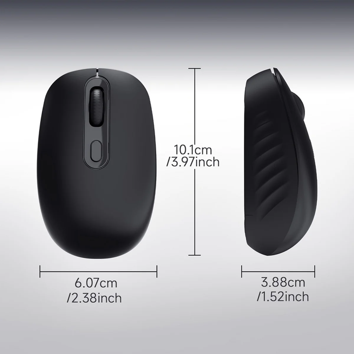 Nacodex x Ajazz NJ04 Wireless 2.4G Single-mode Lightweight Mouse (Black) - Image 10
