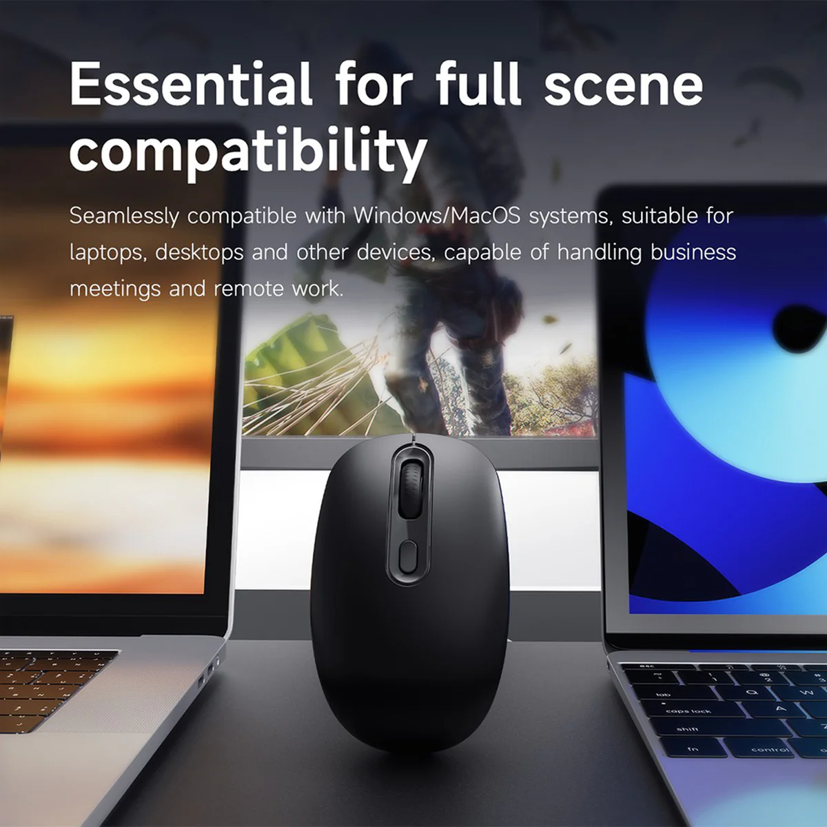 Nacodex x Ajazz NJ04 Wireless 2.4G Single-mode Lightweight Mouse (Black) - Image 7