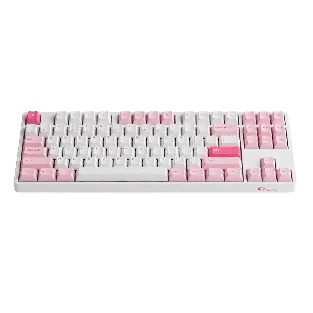 Akko 5087S Via RGB Hot-Swappable Mechanical Keyboard Prunus Lannesiana (Gateron Orange-Lubed) - Image 3