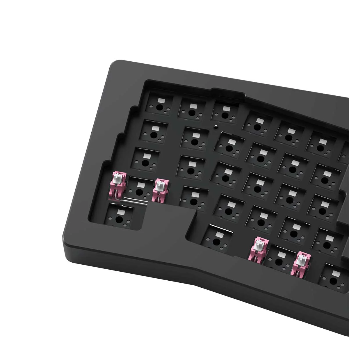 Akko ACR Pro Alice Plus Barebone Custom Mechanical Keyboard Hot-Swappable Diy Kit Gasket Mount (Black) - Image 3