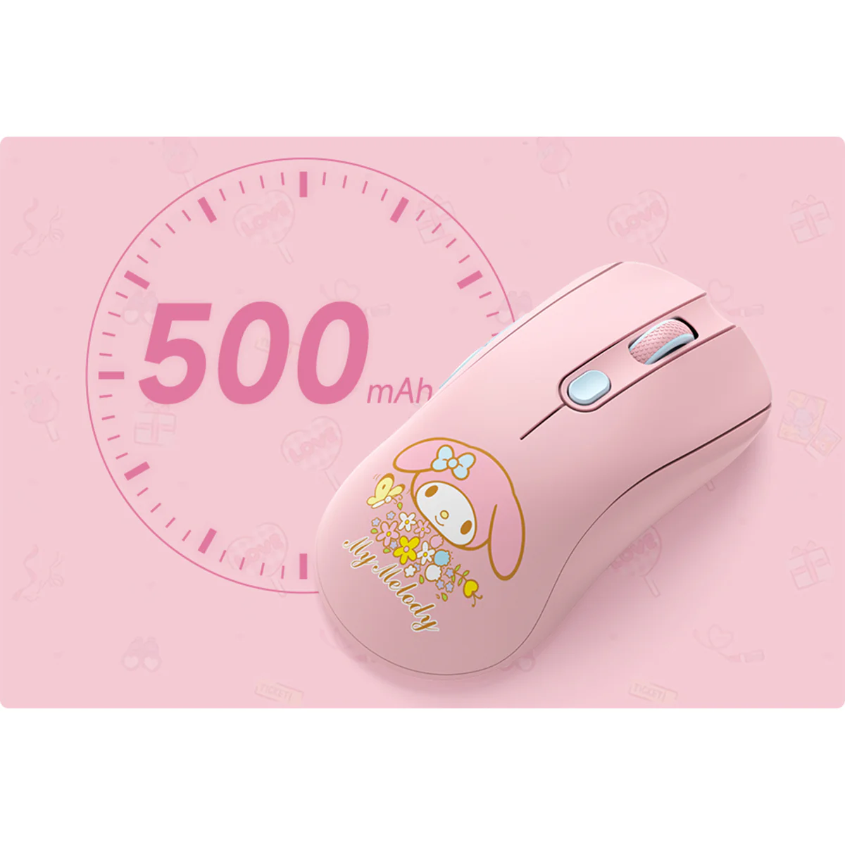 Akko AG ONE 8K Wireless Tri-Mode Gaming Mouse (My Melody) - Image 12