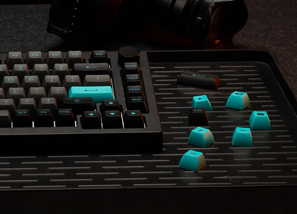Akko Black & Cyan 5075B Plus Multi-Modes RGB Mechanical Keyboard (Akko CS Silver) - Image 15