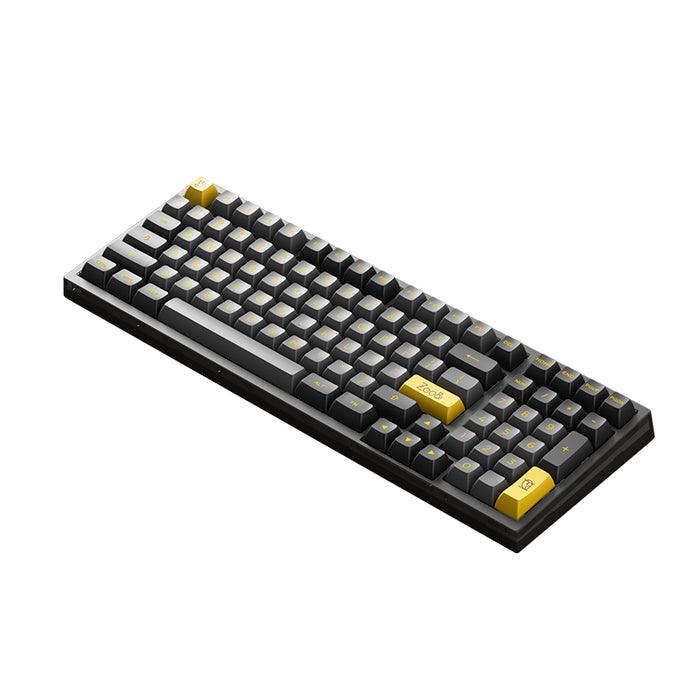 Akko Black & Gold PC98B Plus Multi-Modes RGB Mechanical Keyboard (Akko CS Crystal) - Image 3