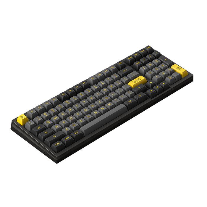 Akko Black & Gold PC98B Plus Multi-Modes RGB Mechanical Keyboard (Akko CS Crystal) - Image 4