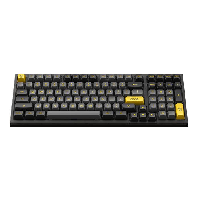 Akko Black & Gold PC98B Plus Multi-Modes RGB Mechanical Keyboard (Akko CS Crystal) - Image 5