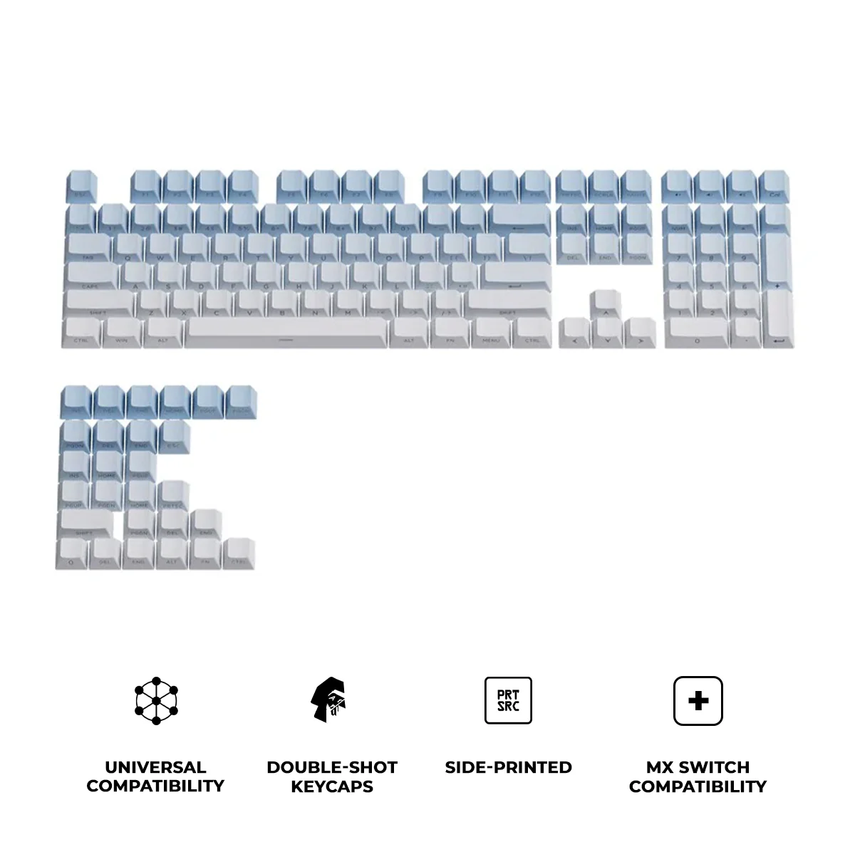 Akko Blue Keycap Set Cherry Profile 135 Keys