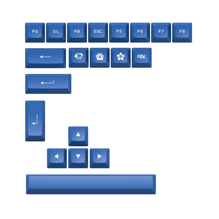 Akko Blue & White 3098N Multi-Modes RGB Mechanical Keyboard (TTC Flame Red Switch) - Image 11
