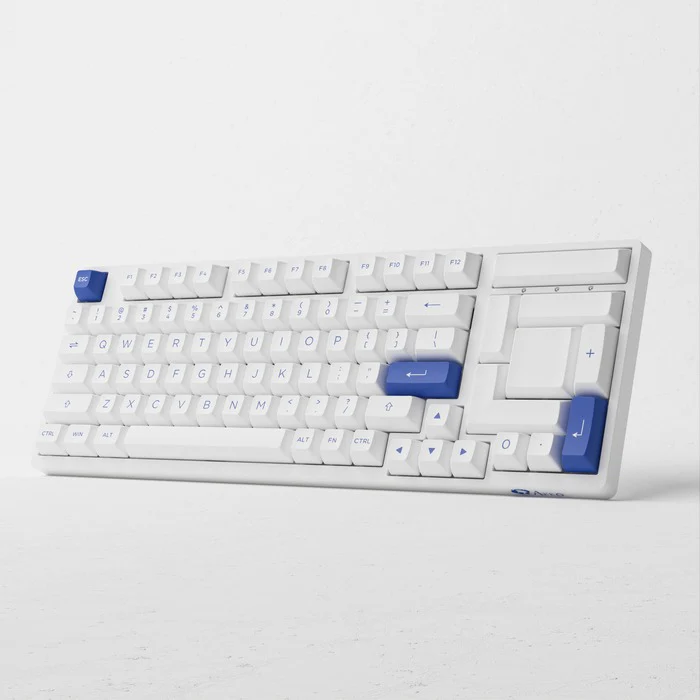 Akko Blue & White 3098N Multi-Modes RGB Mechanical Keyboard (TTC Flame Red Switch) - Image 8