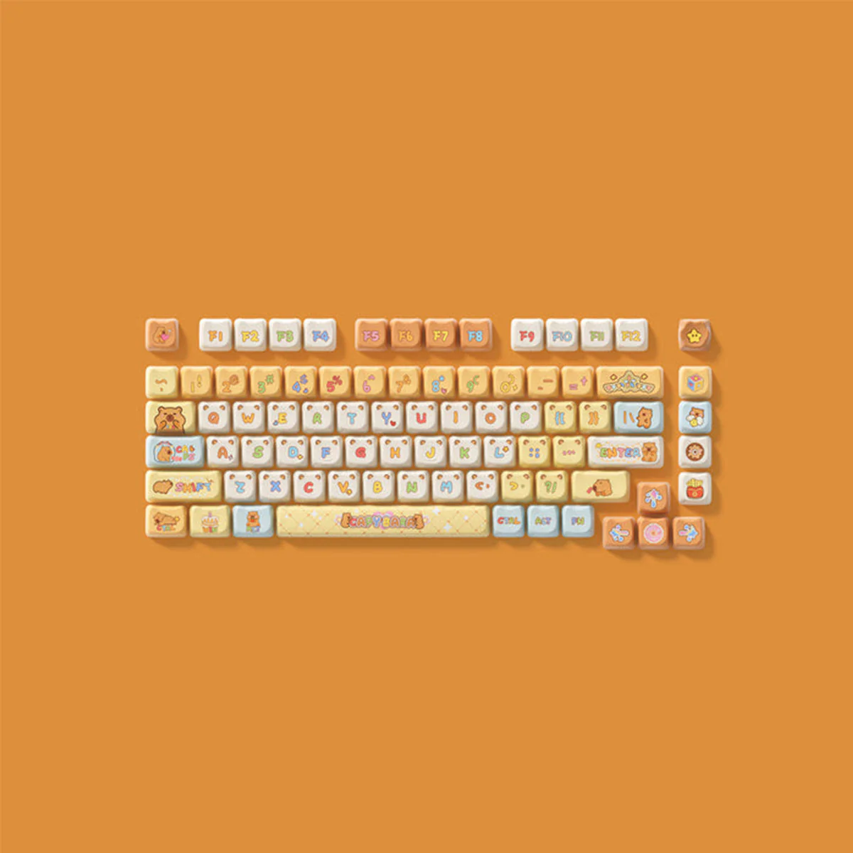 Akko Capybara Keycap Set MAO Profile 142 Keys - Image 10
