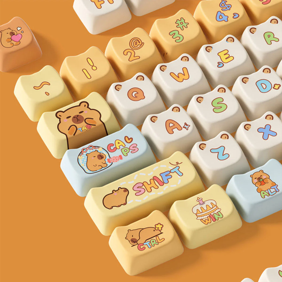 Akko Capybara Keycap Set MAO Profile 142 Keys - Image 4