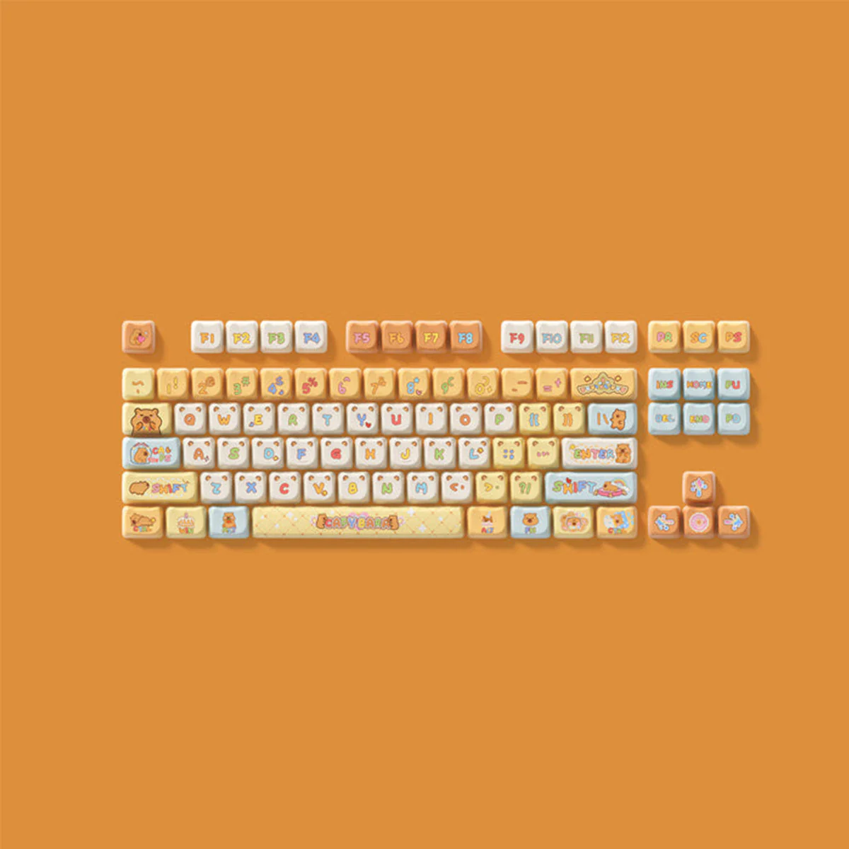 Akko Capybara Keycap Set MAO Profile 142 Keys - Image 6