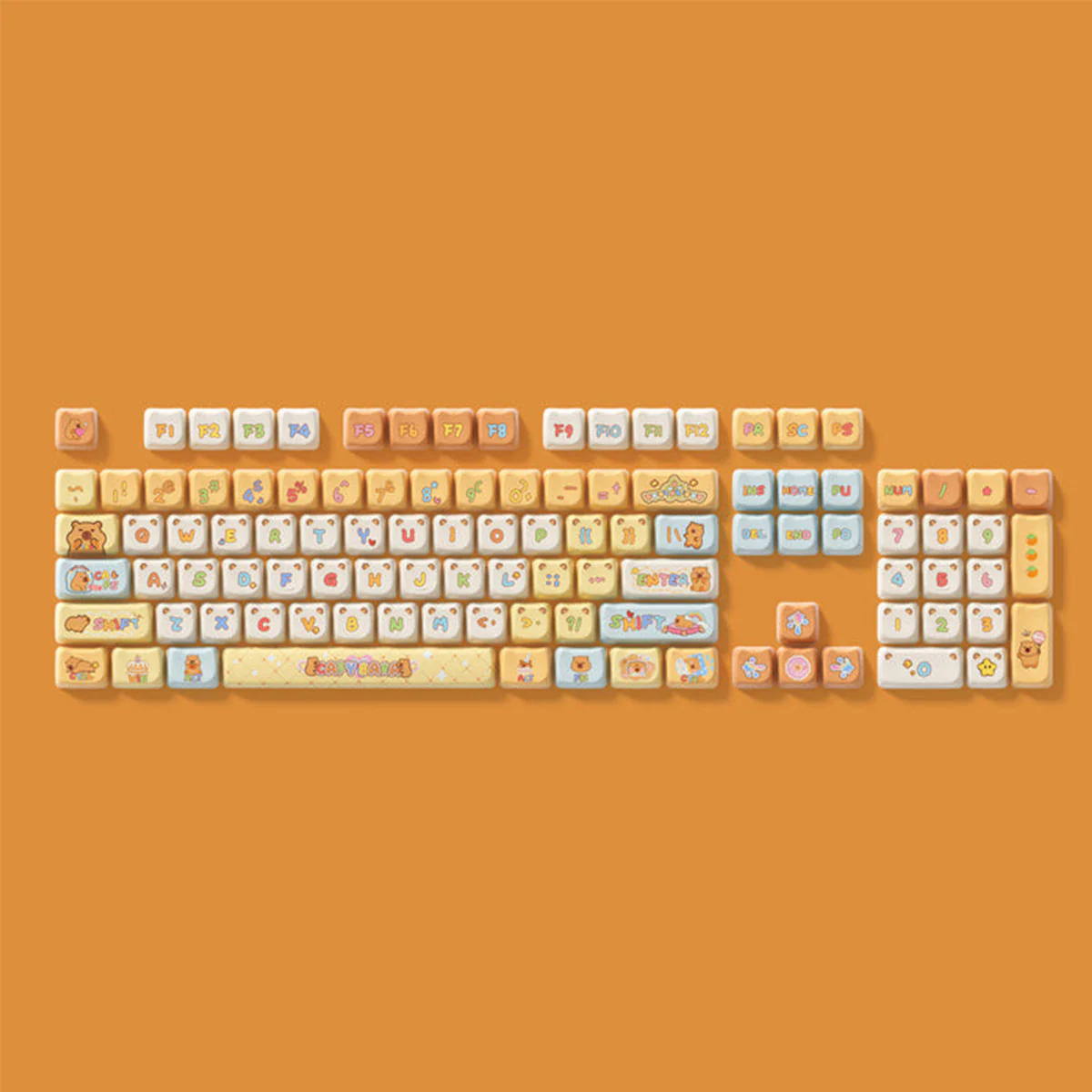 Akko Capybara Keycap Set MAO Profile 142 Keys - Image 7