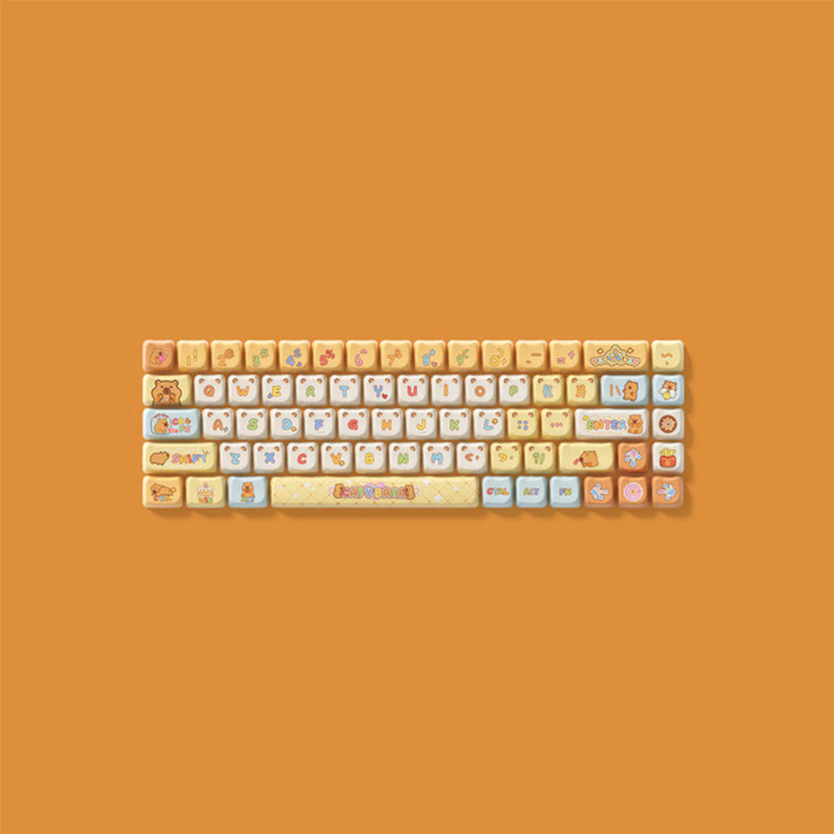 Akko Capybara Keycap Set MAO Profile 142 Keys - Image 9