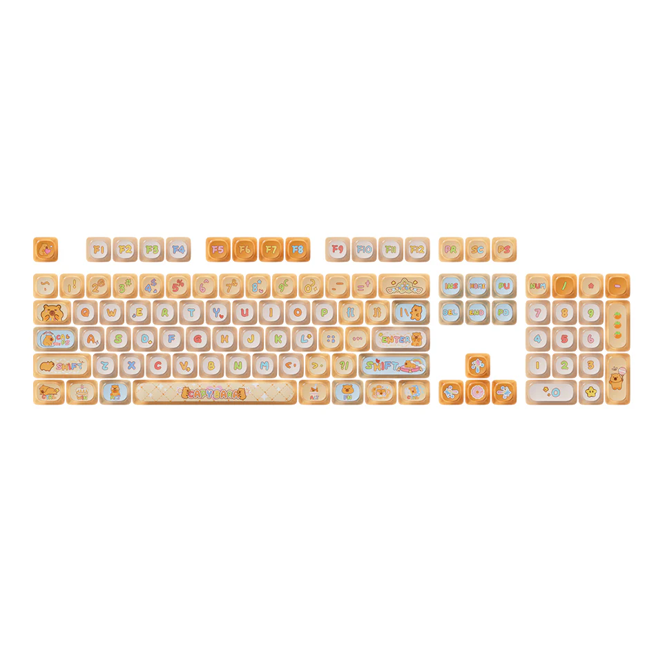 Akko Capybara Pudding Keycap Set MOA Profile 140 Keys - Image 10