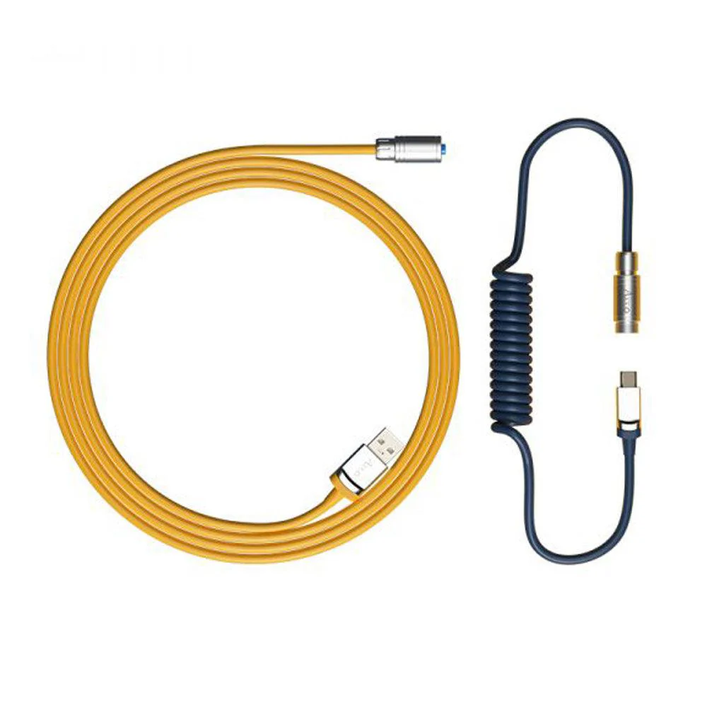 Akko Coiled Aviator Cable V2 (Macaw) - Image 3