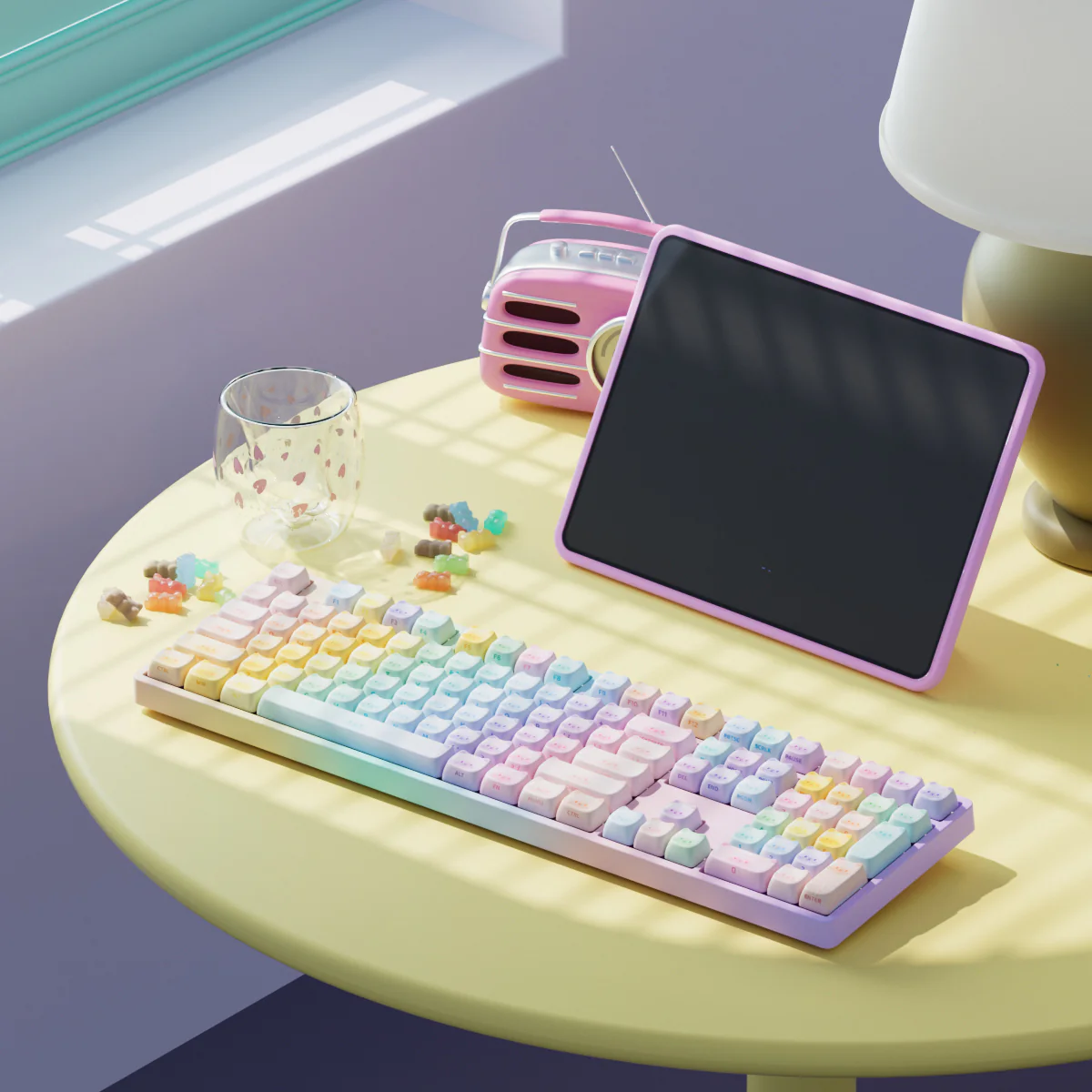 Akko Colorful Cats Keycap Set MAO Profile 142 Keys - Image 4