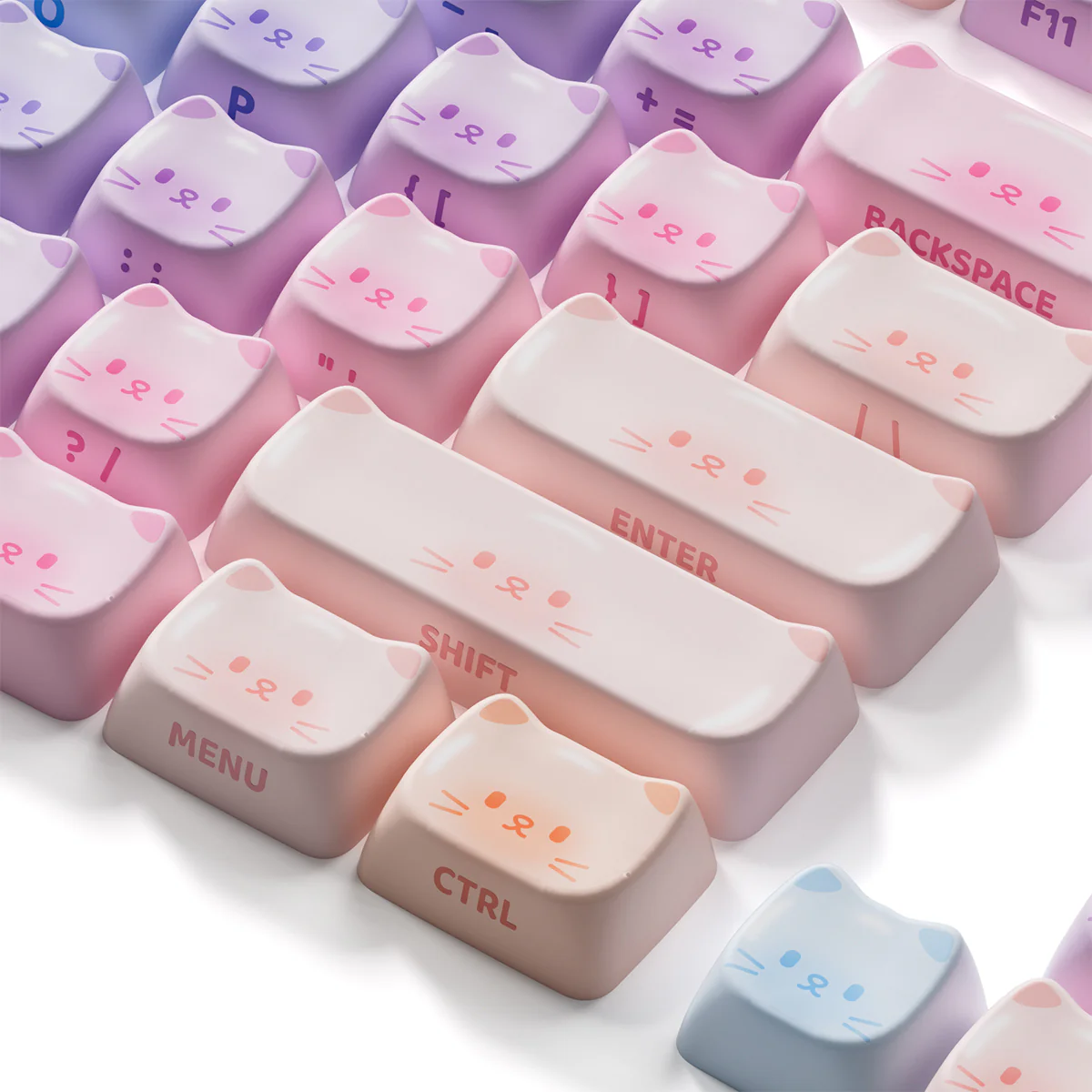 Akko Colorful Cats Keycap Set MAO Profile 142 Keys - Image 7